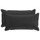 Pude med pude HOUTEN 2 stk. Sort Polyester