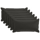 Pude med pude HOUTEN 6 stk. Sort Polyester