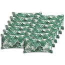 Pude Blad med pude HOUTEN 12 stk. Bladmønster Polyester