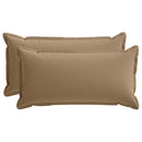 Pude med pude HOUTEN 2 stk. Gråbrun Polyester
