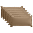 Pude med pude HOUTEN 6 stk. Gråbrun Polyester