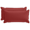 Pude med pude HOUTEN 2 stk. Vinrød Polyester