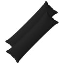 Pude med pude HOUTEN 2 stk. Sort Faux Linned