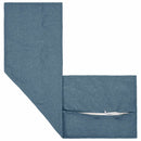 Kastpude 2 stk. HOUTEN Jeans blå 40 x 145 cm Faux Linned