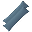 Pude med pude HOUTEN 2 stk. Jeans blå Faux Linned