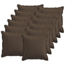 Pude med pude HOUTEN 12 stk. Gråbrun Faux Linned