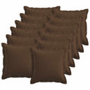 Pude med pude HOUTEN 12 stk. Brun Faux Linned