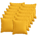 Pude med pude HOUTEN 12 stk. Lys Gul Faux Linned
