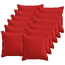 Pude med pude HOUTEN 12 stk. Rød Faux Linned