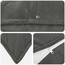 Pude med pude HOUTEN 6 stk. Antracit Mikrofiber Fleece