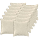 Pude med pude HOUTEN 12 stk. Cremefarvet Mikrofiber Fleece