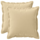 Pude med pude HOUTEN 2 stk. Beige Polyester