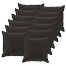 Pude med pude HOUTEN 12 stk. Sort Polyester