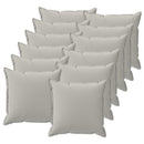Pude med pude HOUTEN 12 stk. Grå Polyester