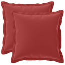 Pude med pude HOUTEN 2 stk. Vinrød Polyester