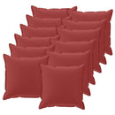 Pude med pude HOUTEN 12 stk. Vinrød Polyester