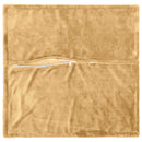 Kastpude 6 stk. HOUTEN Gråbrun 45 x 45 cm Flannel