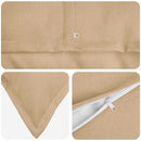 Pude med pude HOUTEN 6 stk. Cremefarvet Faux Linned