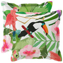 Pude med pude HOUTEN 2 stk. Flerfarvet Polyester