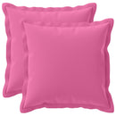 Pude med pude HOUTEN 2 stk. Lyserød Polyester