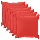 Pude med pude HOUTEN 6 stk. Rød Polyester