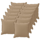 Pude med pude HOUTEN 12 stk. Gråbrun Polyester