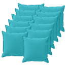 Pude med pude HOUTEN 12 stk. Turkis Polyester