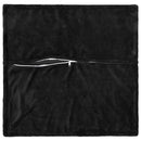Kastpude 6 stk. HOUTEN Sort 50 x 50 cm Flannel