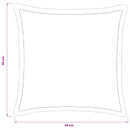 Kastpude 6 stk. HOUTEN Sort 50 x 50 cm Flannel