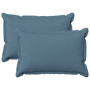 Pude med pude HOUTEN 2 stk. Jeans blå Faux Linned