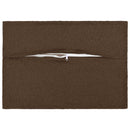 Pude med pude HOUTEN 2 stk. Brun Faux Linned