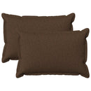 Pude med pude HOUTEN 2 stk. Brun Faux Linned