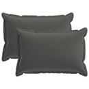 Pude med pude HOUTEN 2 stk. Antracit Polyester