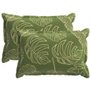 Kastpude 2 stk. HOUTEN Bladdesign 50 x 75 cm Polyester