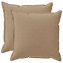 Pude med pude HOUTEN 2 stk. Gråbrun Polyester
