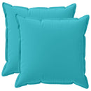 Kastpude 2 stk. HOUTEN Turkis 55 x 55 cm Polyester