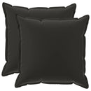 Pude med pude HOUTEN 2 stk. Sort Polyester