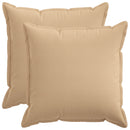 Pude med pude HOUTEN 2 stk. Cremefarvet Faux Linned