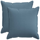 Pude med pude HOUTEN 2 stk. Jeans blå Faux Linned