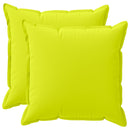 Kastpude 2 stk. HOUTEN Lys grøn 70 x 70 cm Polyester