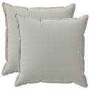 Pude 2 stk. HOUTEN Grå 80 x 80 cm Polyester