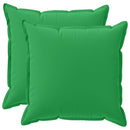 Pude 2 stk. HOUTEN Grøn 80 x 80 cm Polyester