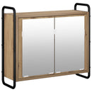 Badeværelsesskabsæt 4 stk. Artisan-eg 40 x 36 x 181 cm