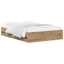 Sengestel med opbevaring Artisan-eg 140 x 190 cm