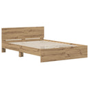 Sengeramme med sengegavl Artisan-eg 140 x 190 cm
