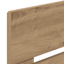 Bed Frame with Storage and Headboard Artisan Oak 160 x 200 cm