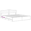 Bed Frame with Storage and Headboard Artisan Oak 180 x 200 cm