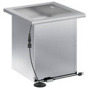 Plantekasse med LED 2 stk. Sølv 30 x 30 x 30 cm
