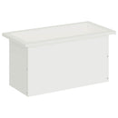 Plantekasse med LED Hvid 30 x 60 x 30 cm Stål