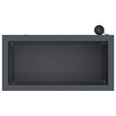 Plantekasse med LED Antracit 30 × 60 × 30 cm Stål